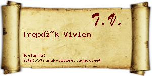 Trepák Vivien névjegykártya
