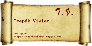 Trepák Vivien névjegykártya
